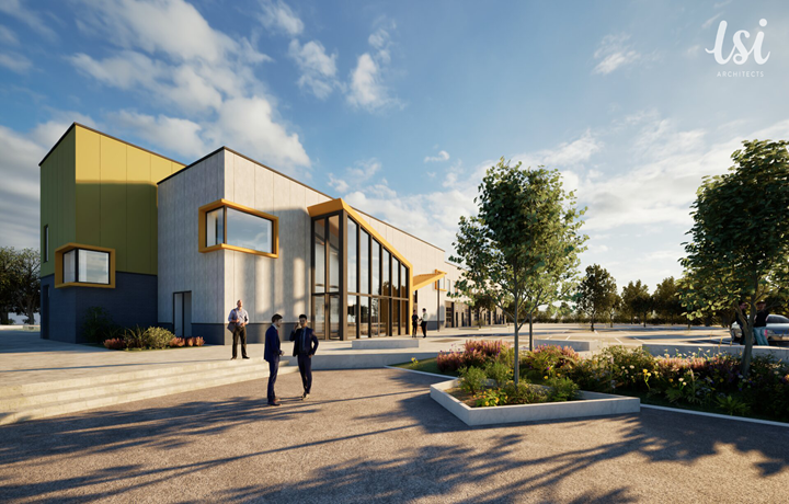 Visual representation of AME centre entrance